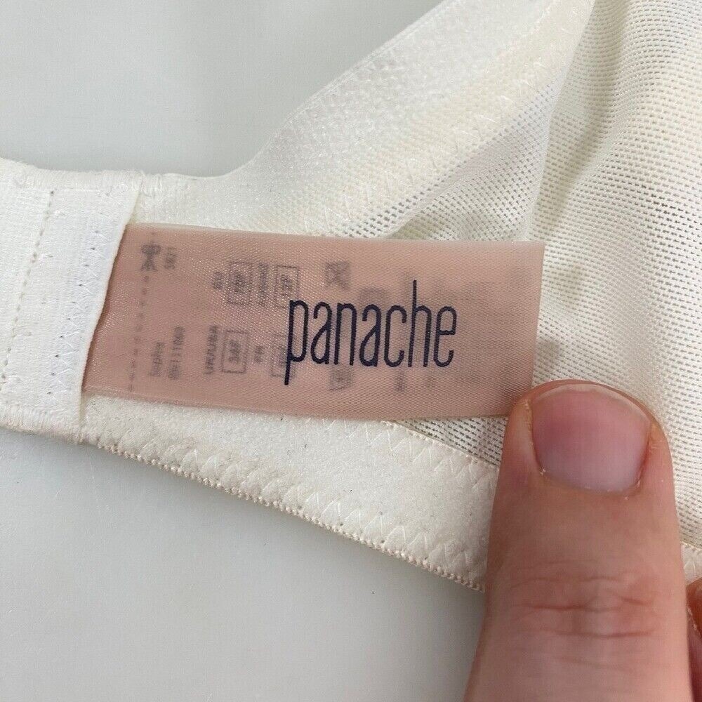 Panache Womens Sophie Nursing Bra 36DD NWT Linen Lace Wireless Adjustable Straps - Picture 10 of 15